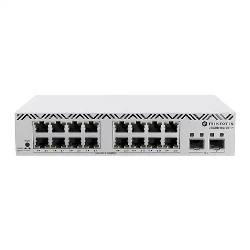 Mikrotik CSS318-16G-2S+IN switch Gestionado Gigabit Ethernet (10/100/1000) Blanco