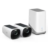 Eufy Kit de 2 cámaras eufyCam 3 de Security, cámara de seguridad 4K con panel sola