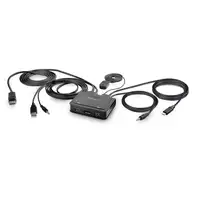 StarTech.com C2-D46-UAC-CBL-KVM interruptor KVM Negro