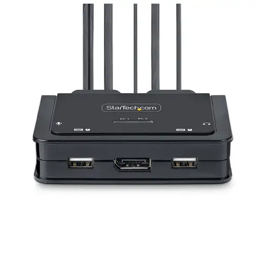 StarTech.com C2-D46-UAC-CBL-KVM interruptor KVM Negro