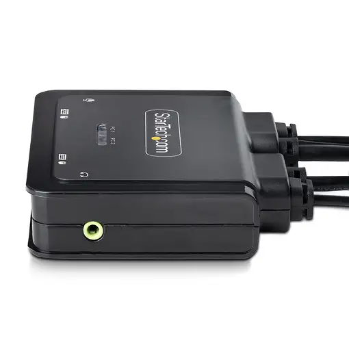 StarTech.com C2-D46-UAC-CBL-KVM interruptor KVM Negro