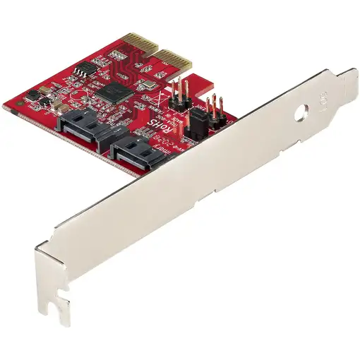 StarTech.com Tarjeta PCIe SATA - Tarjeta PCI Express Controladora de 2 Puertos SAT