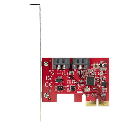 StarTech.com Tarjeta PCIe SATA - Tarjeta PCI Express Controladora de 2 Puertos SAT