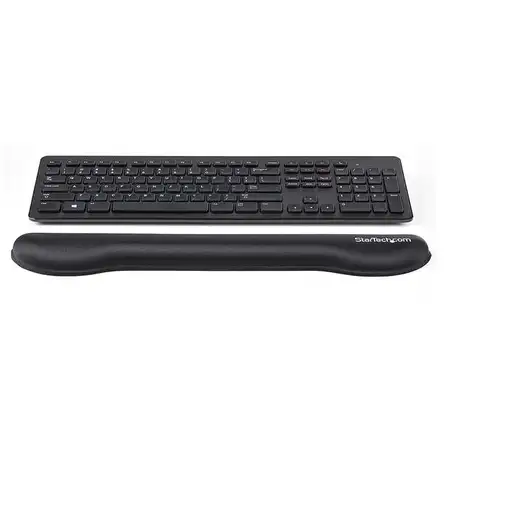 StarTech.com Reposamuñecas de Gel para Teclado - Ergonómico - Negro