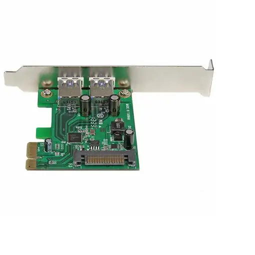 StarTech.com Tarjeta PCI Express de 2 Puertos USB 3.0 SuperSpeed con UASP