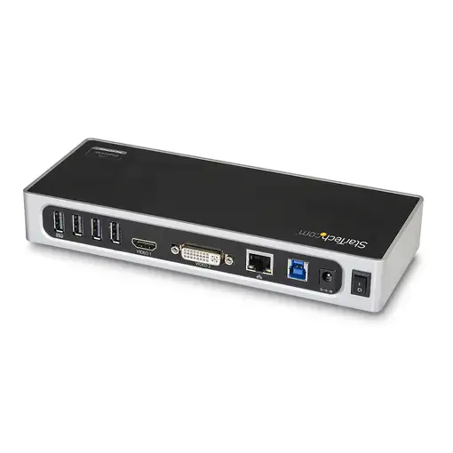 StarTech.com Replicador de Puertos USB 3.0 - Docking Station de Portátil para Dos