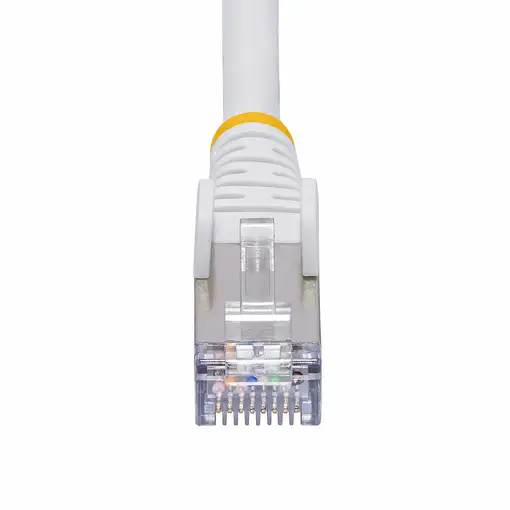 StarTech.com Cable de Red Ethernet CAT8 Blanco de 12m - Snagless - sin Pestillo -