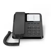 Gigaset DESK 400 Teléfono analógico Negro