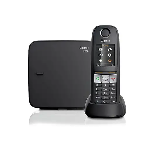 Gigaset E630 Teléfono DECT Identificador de llamadas Negro