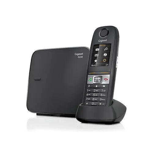 Gigaset E630 Teléfono DECT Identificador de llamadas Negro
