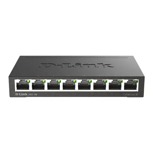D-Link DGS-108 switch No administrado L2 Gigabit Ethernet (10/100/1000)