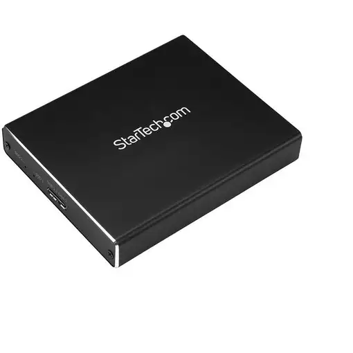 StarTech.com Caja de Dos Bahías M.2 NGFF - USB 3.1 (10Gbps) - RAID - Caja Externa