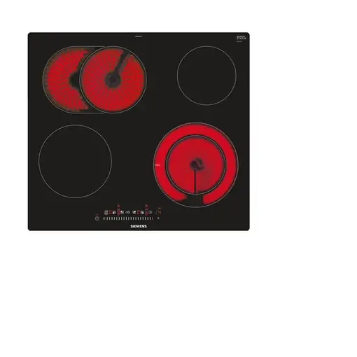 Siemens ET601FNP1E hobs Negro, Acero inoxidable Integrado Cerámico 4 zona(s) Siemens ET601FNP1E hobs Negro, Acero inoxidable Integrado Cerámico 4 zona(s)
