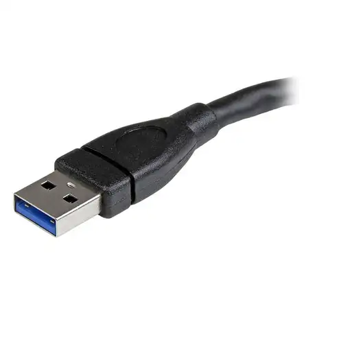 StarTech.com Cable de 15cm Extensor USB 3.0 - Alargador USB 3.0 SuperSpeed Negro