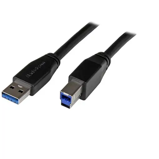 StarTech.com Cable Activo USB 3.0 SuperSpeed de 5 metros - A Macho a B Macho