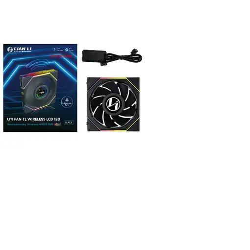 Lian Li Uni Fan TL120 LCD Reverse Blade Wireless Carcasa del ordenador Ventilador