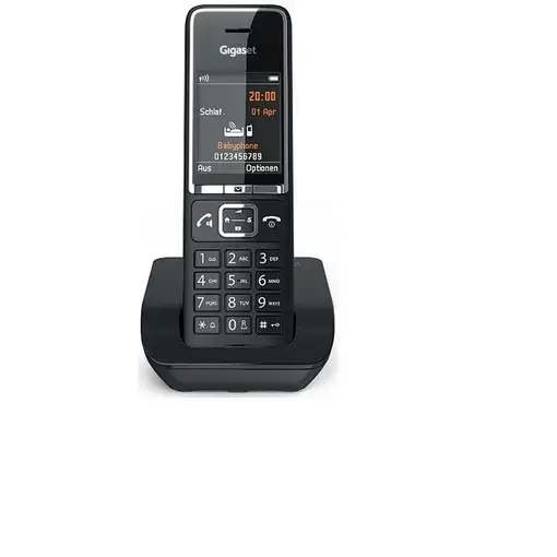 Gigaset COMFORT 550 Teléfono DECT Identificador de llamadas Negro