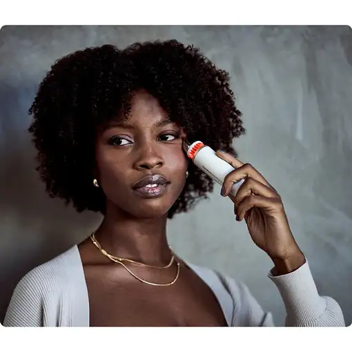 Therabody Theraface Depuffing Wand masajeador Cara Azul