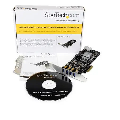 StarTech.com Tarjeta PCI Express con 4 Puertos USB 3.0