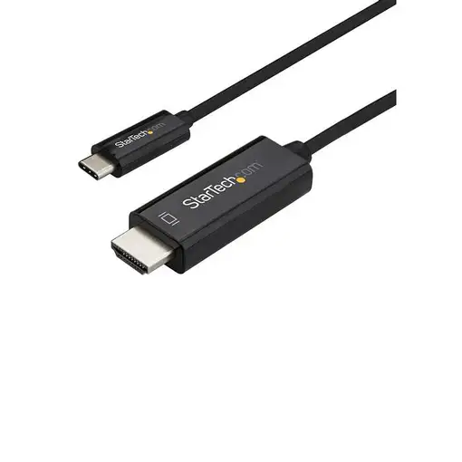 StarTech.com Cable Adaptador de 2m USB-C a HDMI 4K 60Hz - Negro - Cable USB Tipo C