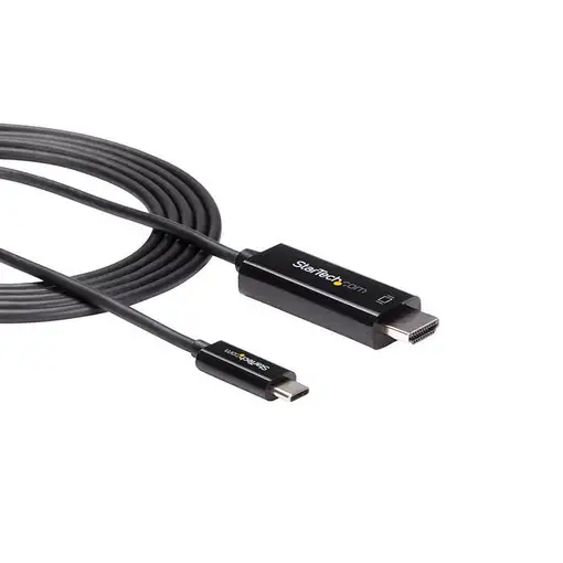 StarTech.com Cable Adaptador de 2m USB-C a HDMI 4K 60Hz - Negro - Cable USB Tipo C