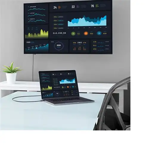 StarTech.com Cable Adaptador de 2m USB-C a HDMI 4K 60Hz - Negro - Cable USB Tipo C