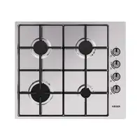 Haeger PG-4GI.008A hobs Acero inoxidable Integrado 60 cm Encimera de gas 4 zona(s)