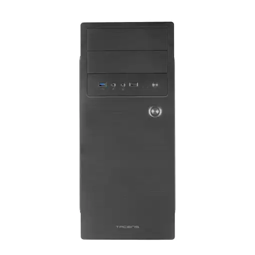 Tacens 2INITIOX, Caja PC Semitorre ATX, Ventilador Lateral 12cm, Frontal Aluminio
