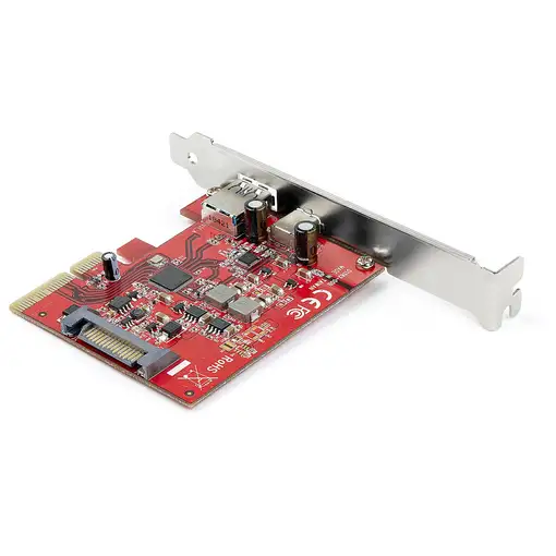StarTech.com Tarjeta PCI Express USB-C USB-A de 2 Puertos - USB 3.2 Gen 2 (10Gbps)