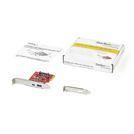 StarTech.com Tarjeta PCI Express USB-C USB-A de 2 Puertos - USB 3.2 Gen 2 (10Gbps)