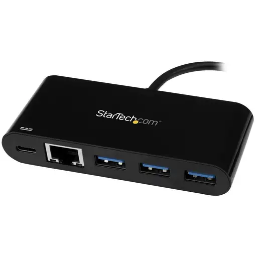 StarTech.com Adaptador Multipuertos USB-C de Red Ethernet con Hub de 3 Puertos USB