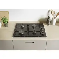 Candy Idea CHW6LBB Negro Integrado 60 cm Encimera de gas 4 zona(s)