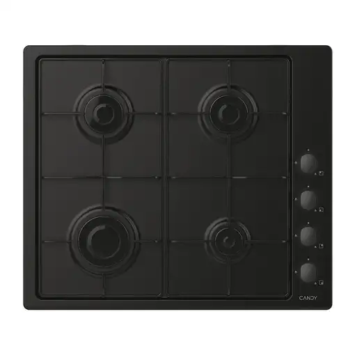 Candy Idea CHW6LBB Negro Integrado 60 cm Encimera de gas 4 zona(s)