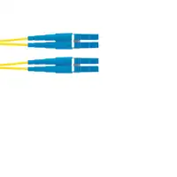 Panduit 5m OS2 LC Duplex Cable de fibra óptica e InfiniBand Amarillo