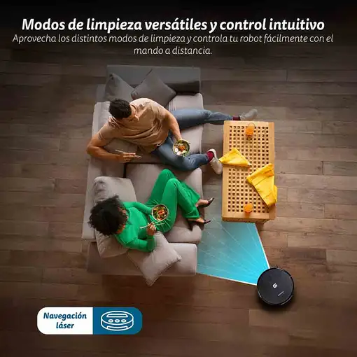 Robot aspirador y friegasuelos 5000 Pa, 45 W, Wi-Fi, i-DANCERTURBOBRUSH GRUNKEL