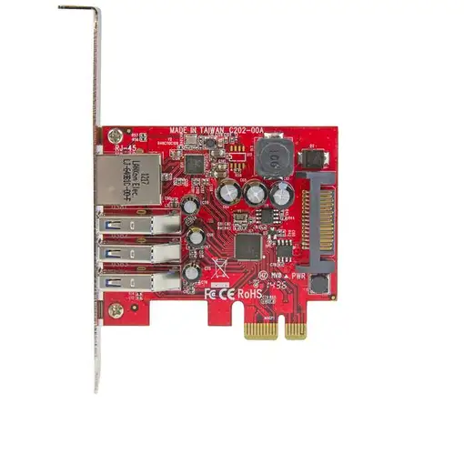 StarTech.com Tarjeta Adaptador de Red Ethernet Gigabit Combo con Hub Concentrador
