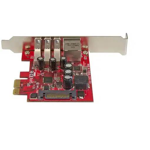 StarTech.com Tarjeta Adaptador de Red Ethernet Gigabit Combo con Hub Concentrador
