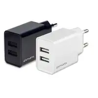 4smarts VoltPlug Dual Cámara digital, Altavoz portátil, Smartphone, Tableta Negro