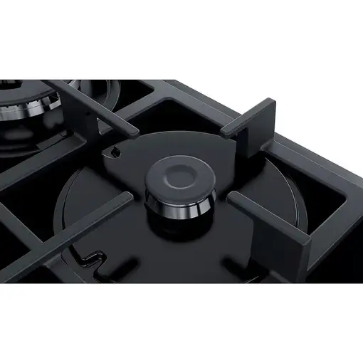 Bosch Serie 4 PNH6B6B90 hobs Negro Integrado 60 cm Encimera de gas 4 zona(s)