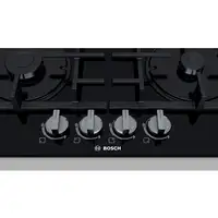 Bosch Serie 4 PNH6B6B90 hobs Negro Integrado 60 cm Encimera de gas 4 zona(s)