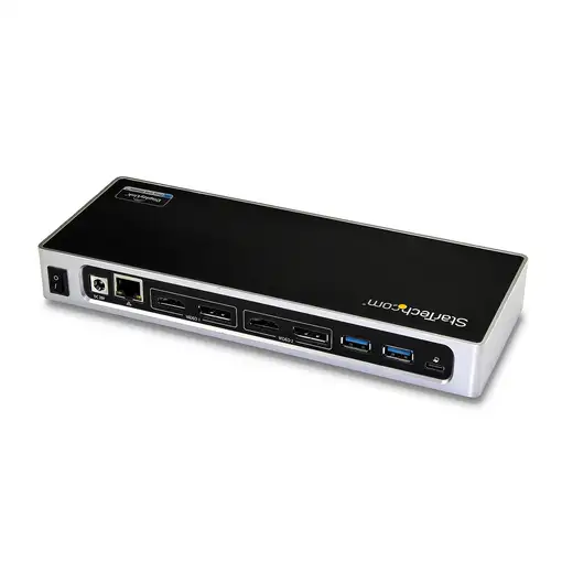 StarTech.com Dock USB-C y USB-A - Docking Station para 2 Monitores DisplayPort y H
