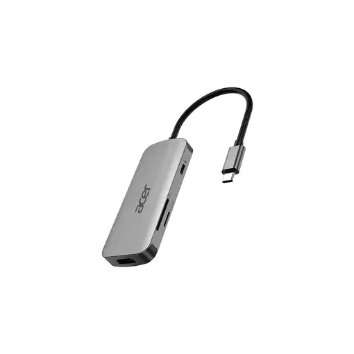 Acer 7in1 Type C Dongle Alámbrico USB 3.2 Gen 1 (3.1 Gen 1) Type-C Plata