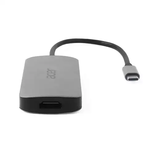 Acer 7in1 Type C Dongle Alámbrico USB 3.2 Gen 1 (3.1 Gen 1) Type-C Plata