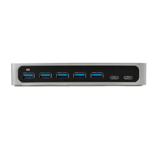 StarTech.com Hub Concentrador USB 3.0 USB C a 5x USB-A y 2x USB Tipo C de 7 Puerto