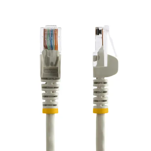 StarTech.com Cable de 3m Gris de Red Fast Ethernet Cat5e RJ45 sin Enganche - Cable