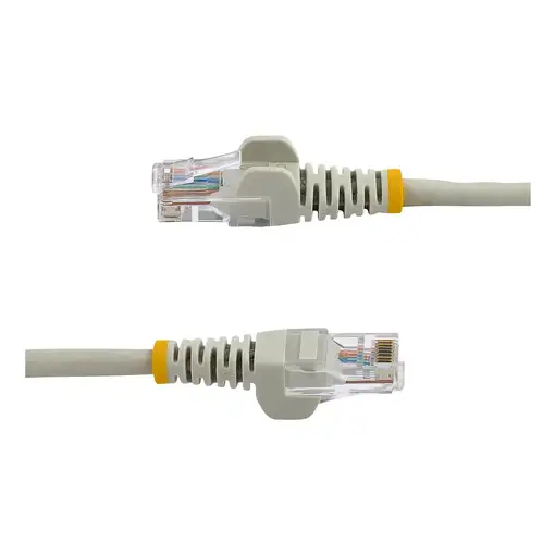StarTech.com Cable de 3m Gris de Red Fast Ethernet Cat5e RJ45 sin Enganche - Cable