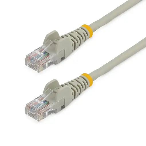 StarTech.com Cable de 3m Gris de Red Fast Ethernet Cat5e RJ45 sin Enganche - Cable