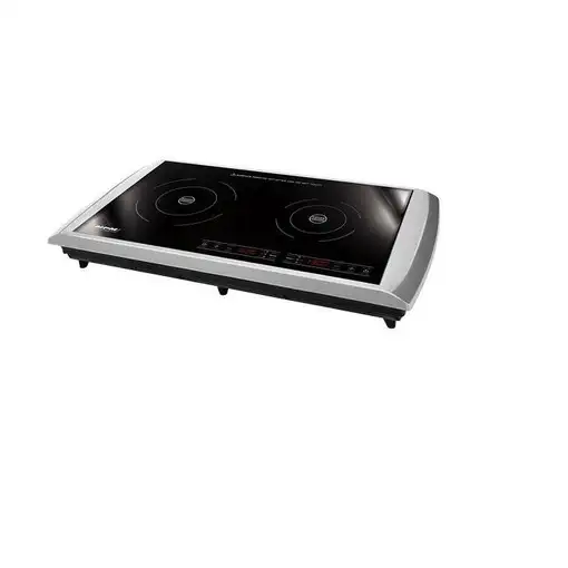 MPM MKE-11 Negro, Plata Encimera 59 cm Encimera de gas 2 zona(s)
