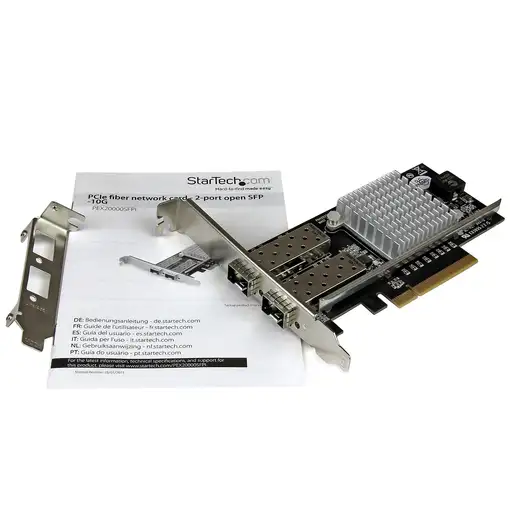 StarTech.com Tarjeta PCI Express de Red de Fibra de 10GB con 2 Puertos de SFP+ Abi