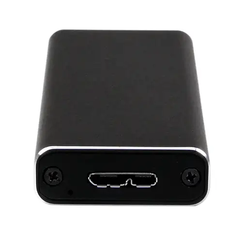 StarTech.com Caja USB 3.0 (5Gbps) a SSD M.2 de Aluminio con UASP - Negro - SATA NG